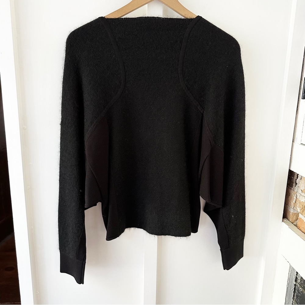 Helmut Lang Black Compact Interlock Pullover Dolm… - image 3